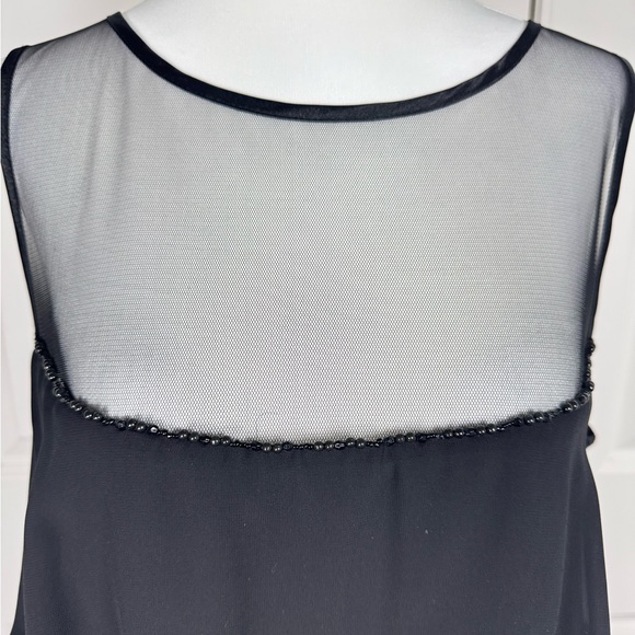 Patra Tiered Chiffon Formal Cocktail Dress Illusion Neck Wedding Guest Sz 16 - Picture 3 of 7